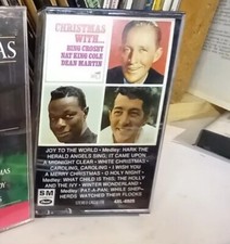 Christmas With Dean Martin Bing Crosby Nat King Cole Cassette Tape Holiday Music