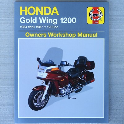 1984-1987 Honda Gold Wing Goldwing GL 1200 HAYNES REPAIR MANUAL
