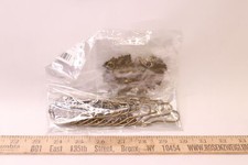  12-Pk Chictie Shower Curtain Roller Ball Hooks Stainless Steel Bronze Polished