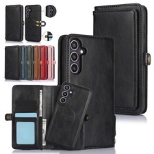 For Samsung Galaxy S26/S25/S24/S23/S22 Magnetic Detachable Wallet Phone Case