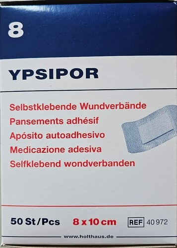 50 uds parche vendaje para heridas estéril 8x10 cm vendaje embalaje individual Ypsipor estéril - Imagen 5 de 7