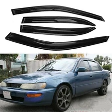 Fits Toyota Corolla 1993-1997 Side Window Vent Visor Sun Rain Deflector Guard