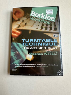 Berklee turntable technique art of dj DVD 2 hrs . Learning how to scratch Numark