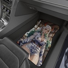 Sexy Devilish Temptress Car Mats Set Of 2 90s Anime Floor Mats Jdm Mats
