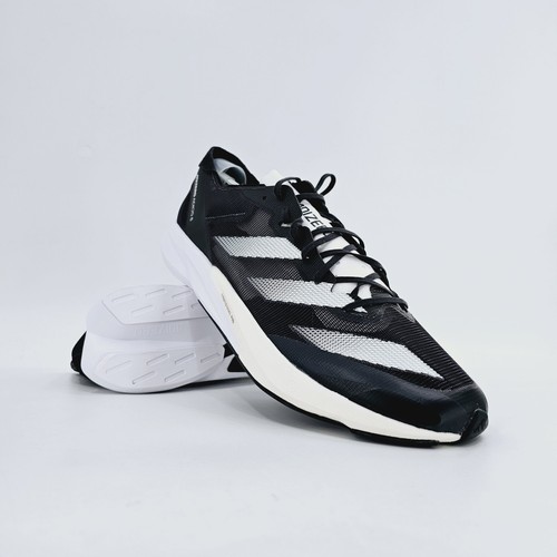 Adidas Adizero Adios 8 Low Mens Size 13 Running Shoes Black White Activewear NEW - Picture 3 of 14