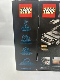 LEGO 21103 Back To The Future DeLorean Time Machine Empty Box Only