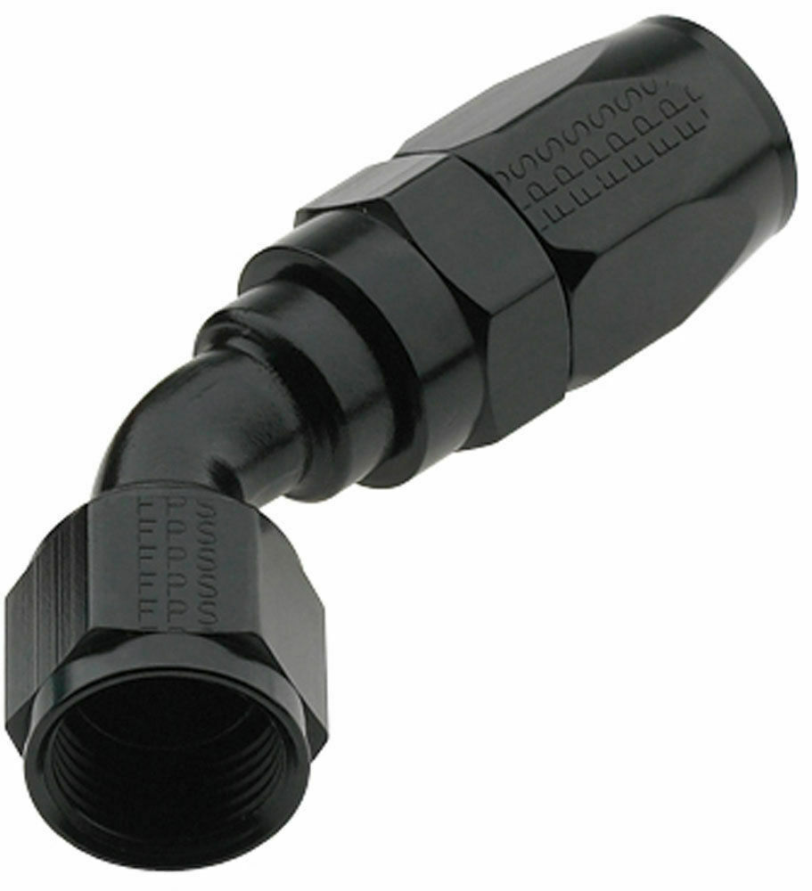 Fragola Hose Fitting #6 45-Degree. to #8 Hose Black 224505-BL Fragola Hose Fitting #6 45-Degree. to #8 Hose Black 224505-BL