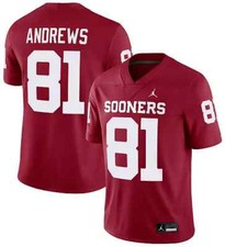 Oklahoma Sooners Mark Andrews #81 Jordan Brand Official NCAA Alumni Game Jersey