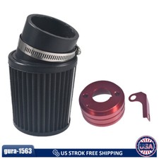 Air Filter Red Adapter Kit For Predator 212cc Go Kart Mini Bike 6.5HP Engine New