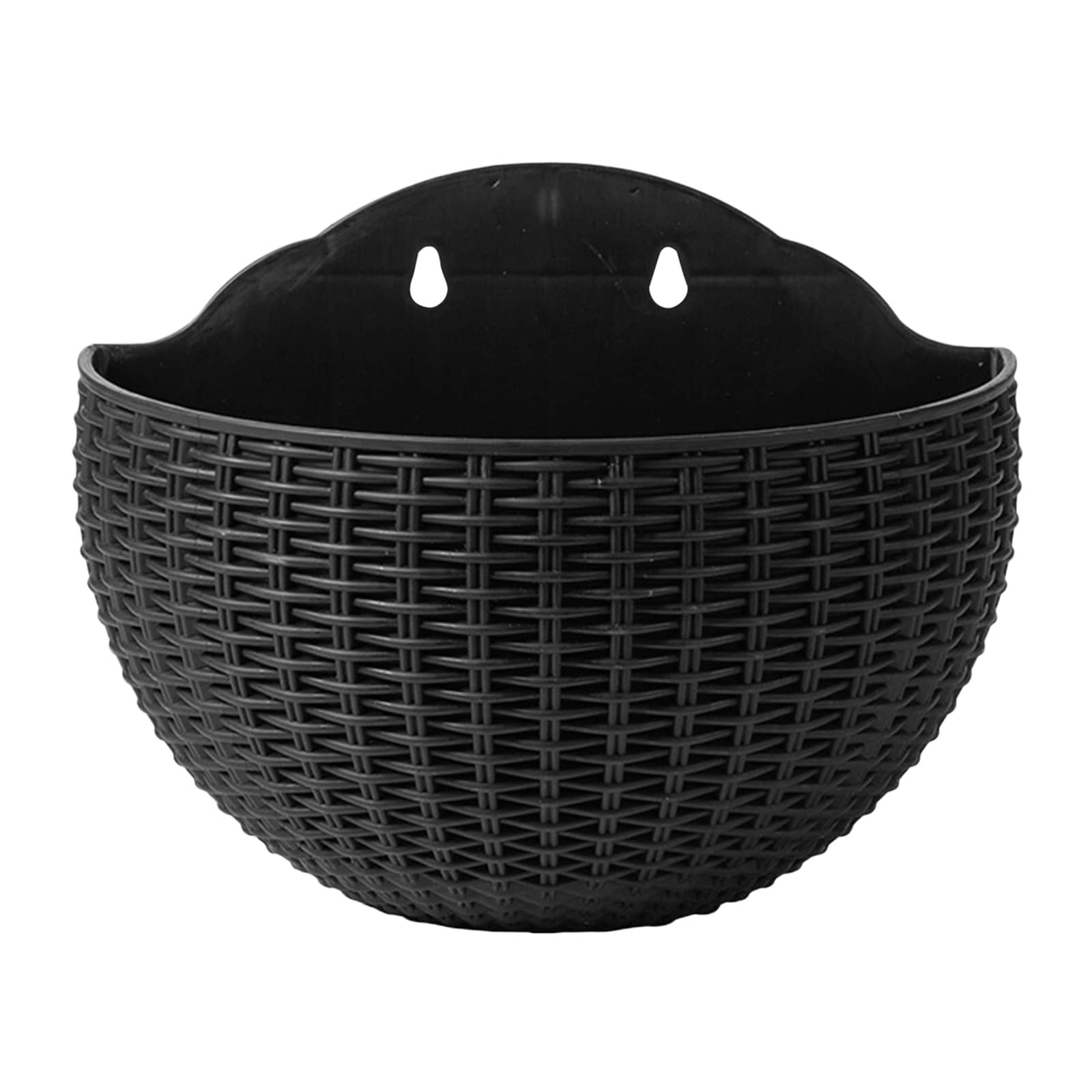 Half Round Planter Basket Wall Hanging Planter Garden Decor Flower Pot