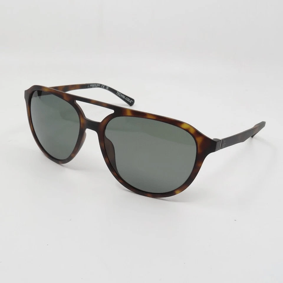 Gafas de sol Kenneth Cole Reaction polarizadas nuevas KC7261 habana oscura/verde Foto 3 de 4