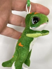 Geico Insurance Gecko Mascot Backpack Clip Keychain Plush Stuffed Animals