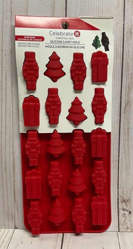Molde de caramelo con forma de silicona navideña golosina de chocolate formas surtidas mantequilla NUEVO - Imagen 13 de 19
