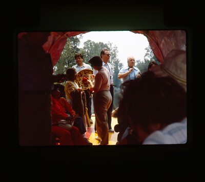 1987 Acapulco XOCHIMILCO Gardens Flower Decked Boats 35mm Slide Transparency 5