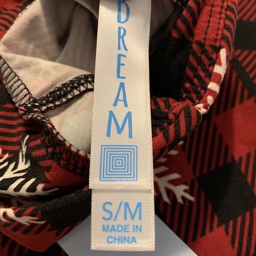 Lularoe Dream Holiday Collection 2022 Kids S/M Leggings Christmas Buffalo Plaid - Picture 4 of 4