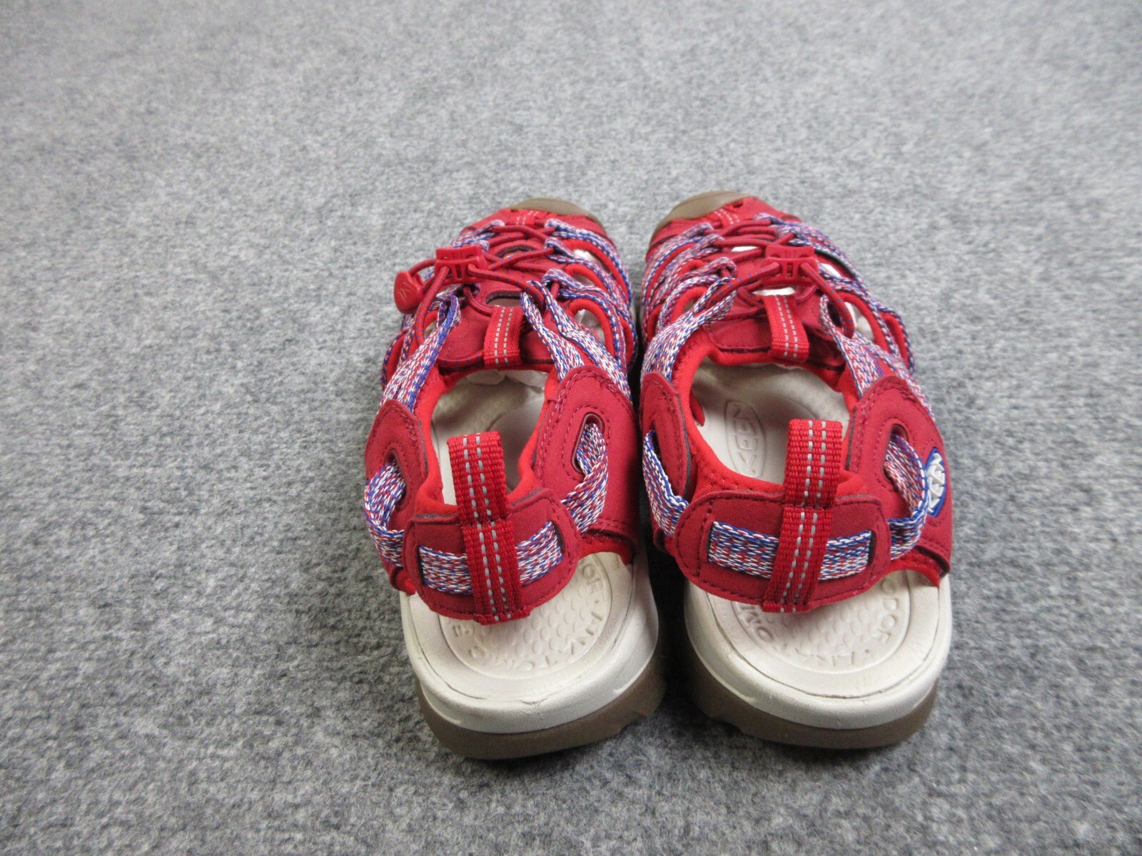 Sandali Keen Whisper donna taglia 10 5 rossi escursionismo punta chiusa slingback