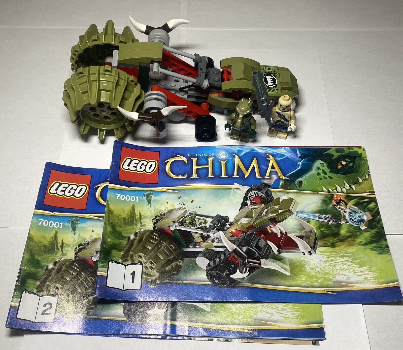 Lego Chima 70001 -  Crawley's Claw Ripper - w/ 2 Manuals! missing 3 pieces