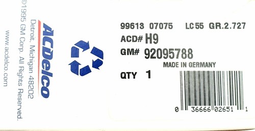 Original Opel GM Ampoule Phares Feux de Route H9 Opel Gt - 92095788 - Photo 2 sur 5