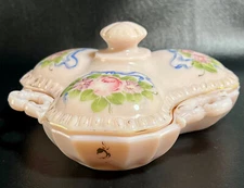 Cambridge Crown Tuscan Charleton Roses Three Part Candy Box