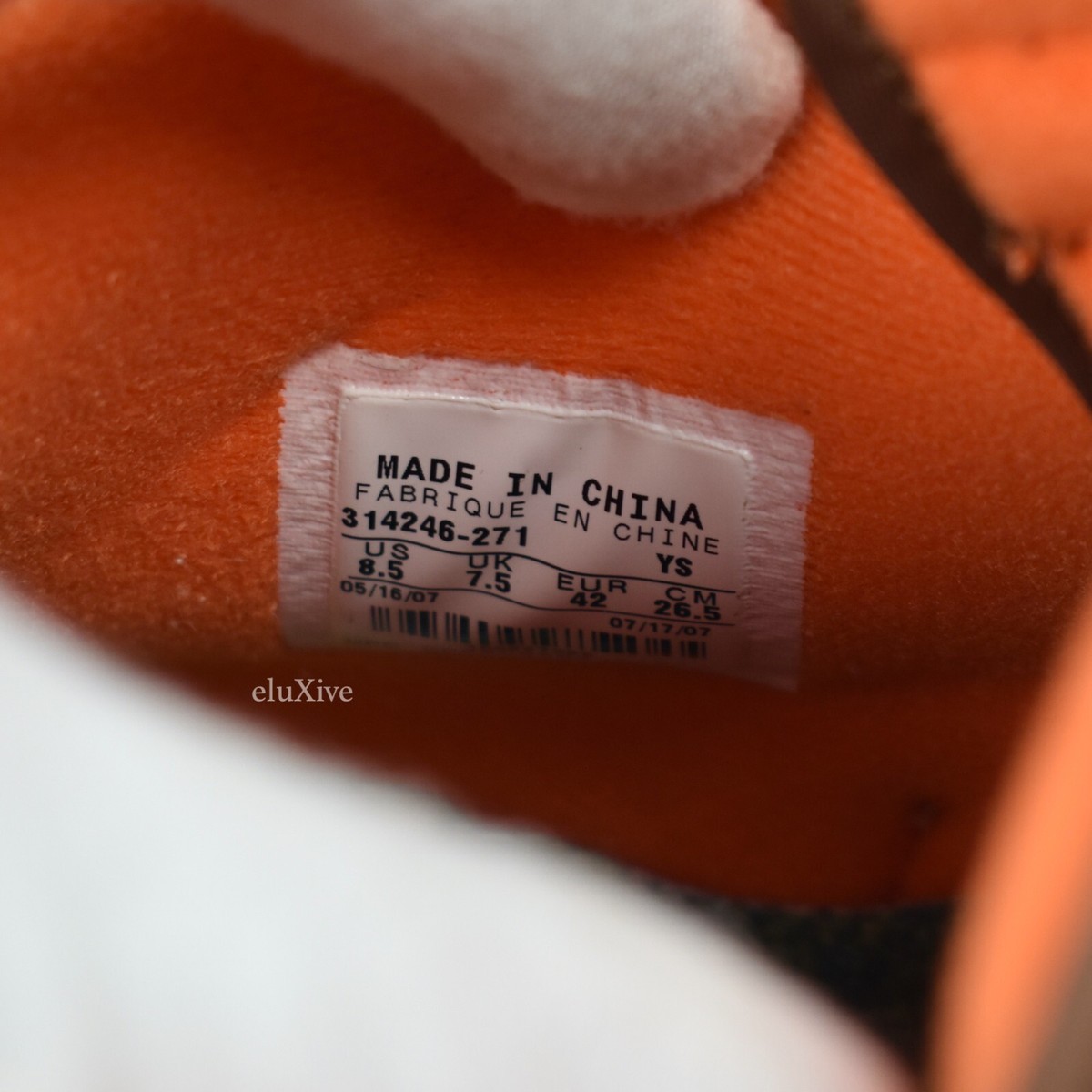 5/07 6/07 7/07 8/07 ×6 NWT Nike Vandal High Premium Cleveland Browns VNTG Suede 2007 Mens