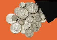 SILVER ESTATE SALE LOT ~ PRE 1965 MIXED 90% US OLD COINS ~ 90% MERCURY INCLUDED