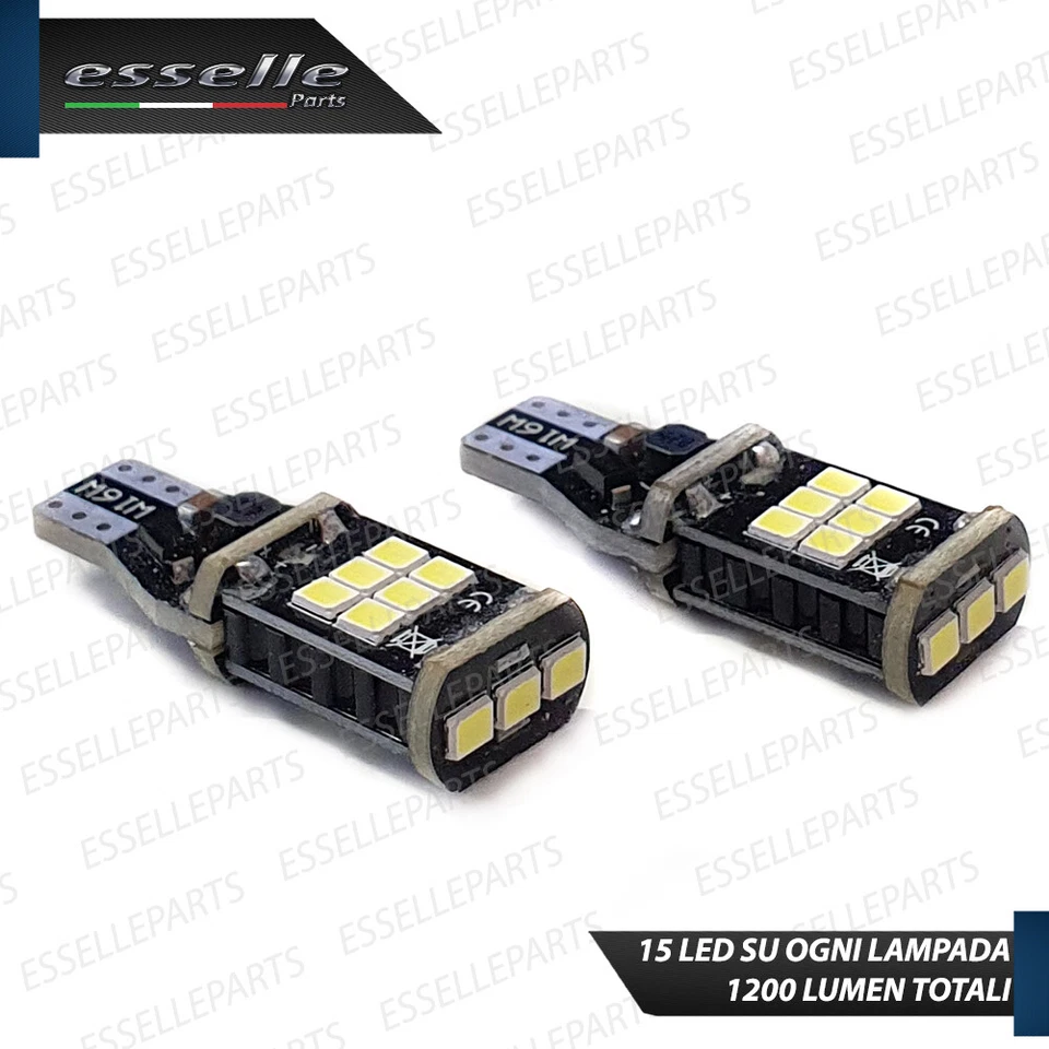 COPPIA LAMPADE T15 W16W 15 LED CANBUS PER TOYOTA RAV 4 II 6000K RETROMARCIA - Immagine 4 di 4