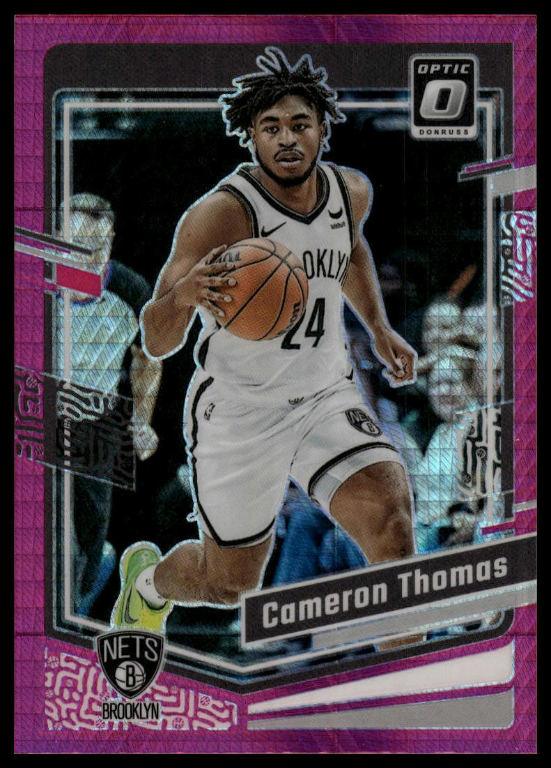 その他 Cameron Thomas Donruss Pink Laser Auto 2023-24 Donruss Optic #9 Cameron Thomas Hyper Pink | eBay