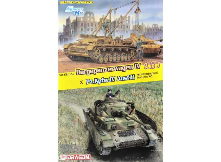 Dragon 1/35 6951 Sd.Kfz.164 Bergepanzerwagen IV/Pz.Kpfw.IV Ausf.H Mid-Production