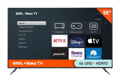 NEW 55 inch Class 4K UHD (2160P) LED Roku Smart Television HDR10 + Remote 