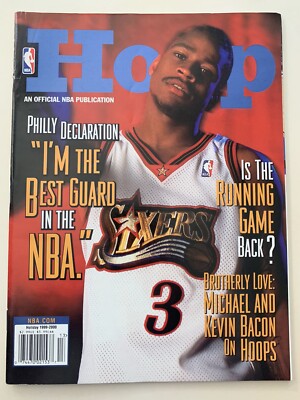 Basketball magazine clinic 51冊セット Allen Iverson Holiday 1999 Hoop Magazine Newsstand No Label