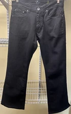 ENZO Bootcut Black Mens Dark Wash Jeans Style 989/UK.83 EZ401 Size 34S New