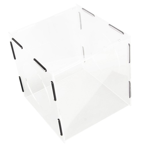 Caja de polvo de molienda cerrada campana de polvo de acrílico jaula de polvo para pulido de grabado - Imagen 11 de 23