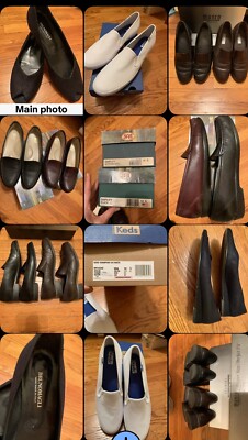 Assorted Brands Women s Shoes: 10 Narrow: 5 Pairs