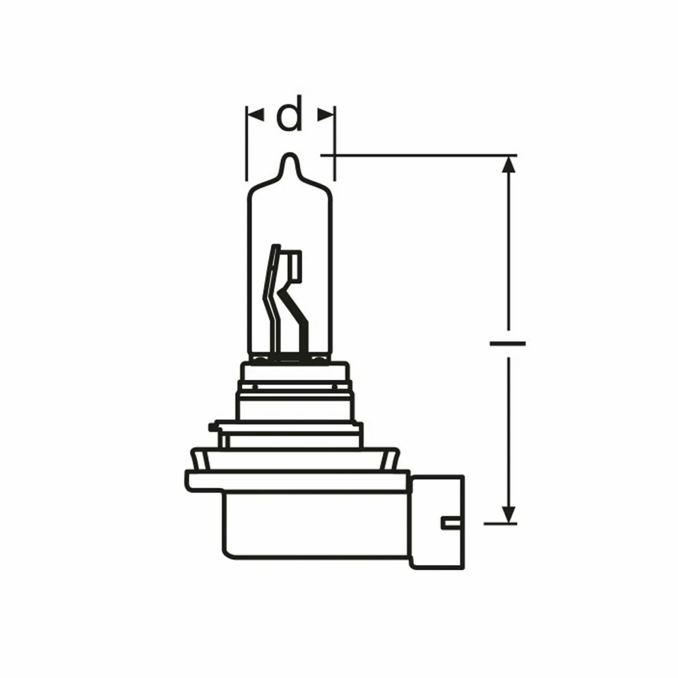 2 X H9 100W High/Main Beam Super White HID Xenon Halogen Car Bulbs T10 - Image 2 of 2