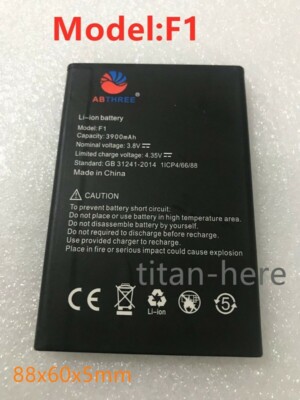 NEW Original F1 3900mAH 3.8V Battery For ABTHREE Batteria Batterie GB 31241-2014