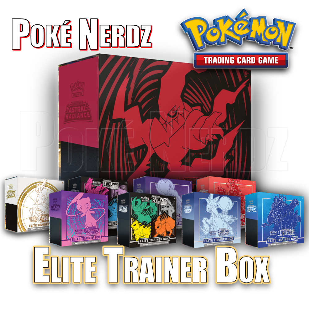  Pokémon TCG: Sword & Shield—Evolving Skies Elite Trainer Box,  Random, Size 6 : Toys & Games