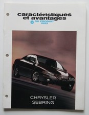 CHRYSLER SEBRING 1995 dealer working document - French - Canada - ST1002000918