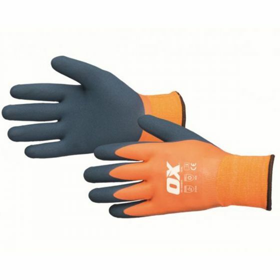 Ox (L) S483909 Waterproof Thermal Latex Glove Size 9 / Large - Image 2