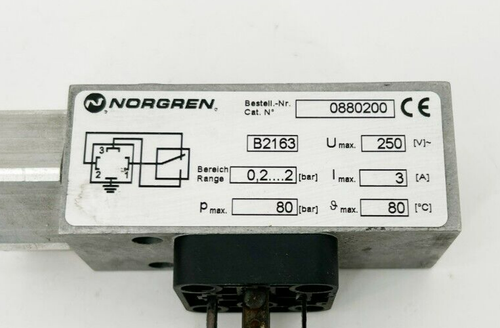 Neu Norgren 0880200 Druckschalter - Bild 5 von 6