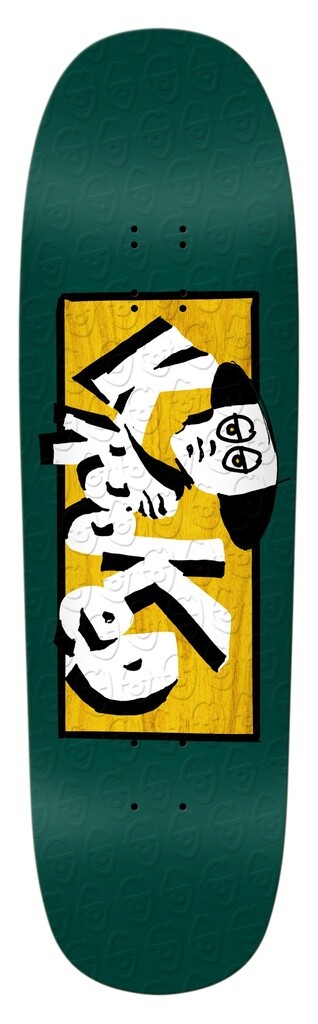 Krooked Incognito Embossed 9.25 Old School Shaped Skateboard
