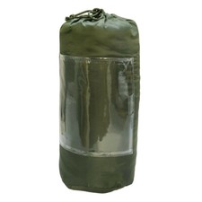 86 OD Green G.I Style Poncho Liner Nylon Rips...