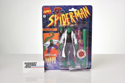 Figura Marvel Legends Lizard 2022 Retro Clásica Spider-Man 6" Exclusiva de Walmart
