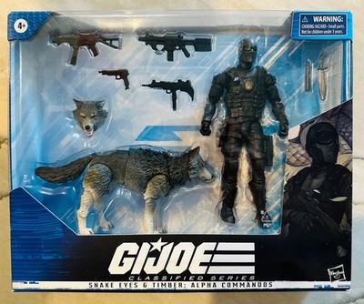 G.I. Joe Classified Series #30 Snake Eyes & Timber Alpha Commandos New In Box!