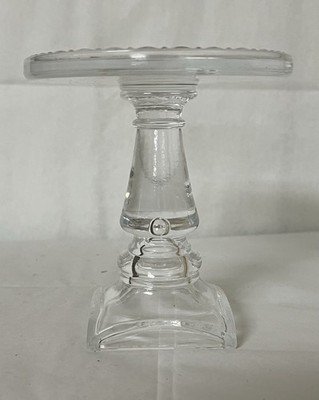 Longaberger Glass Candle Holder 5  High 5  Across Top Rare