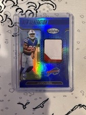 2022 Panini Certified - New Generation Jerseys James Cook NGJ-JC Mirror Blue /99