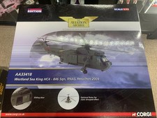 Corgi Westland Sea King HC4 846 Squadron RNAS Yeovilton 2009 AA33418