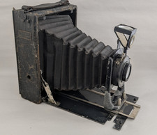 Appareil photo à soufflet bois USA, obturateur Wollensak  Deltax n°1