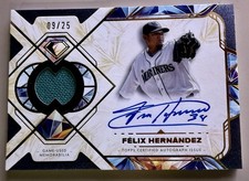 Topps Diamond Icons Félix Hernández Auto /25 Mariners SPAR-FH 2025