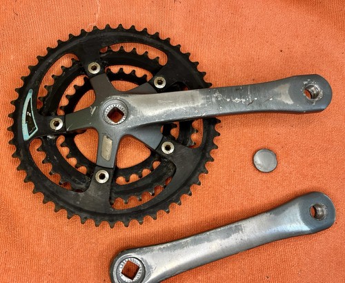 Vintage Sakae XCM Triple Kurbelgarnitur - 48/38/28, 175mm, 110mm BC, 1989 SunTour SR - Bild 3 von 17