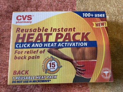 CVS Reusable Instant Heat Pack For Back